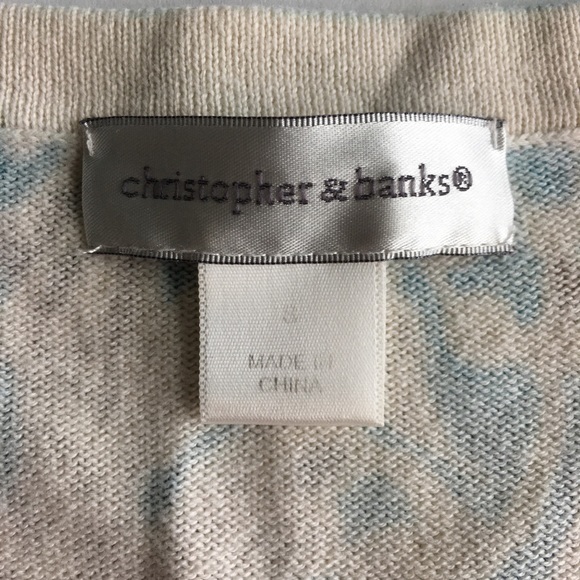 CHRISTOPHER & BANKS, ladies 3/4 sleeve, small - Picture 3 of 8